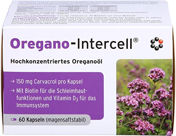 Oregano - Hochkonzentriertes Oreganoöl (60 Kapseln)