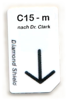 C15 - m Chipcard nach Dr. Clark für Diamond Shield Zapper 