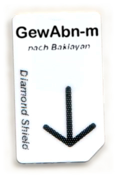 GewAbn - m Chipcard nach Baklayan für Diamond Shield Zapper