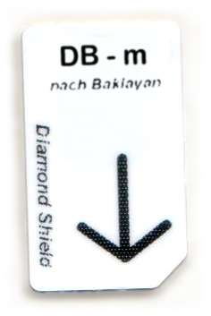 DB - m Chipcard nach Baklayan für Diamond Shield Zapper