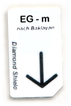 EG - m Chipcard nach Baklayan für Diamond Shield Zapper