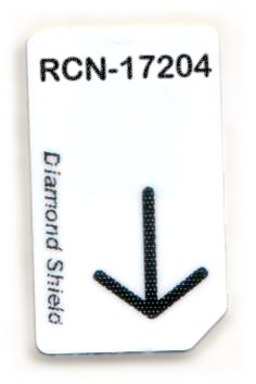 RCN-17204-DS Chipcard für Diamond Shield Zapper