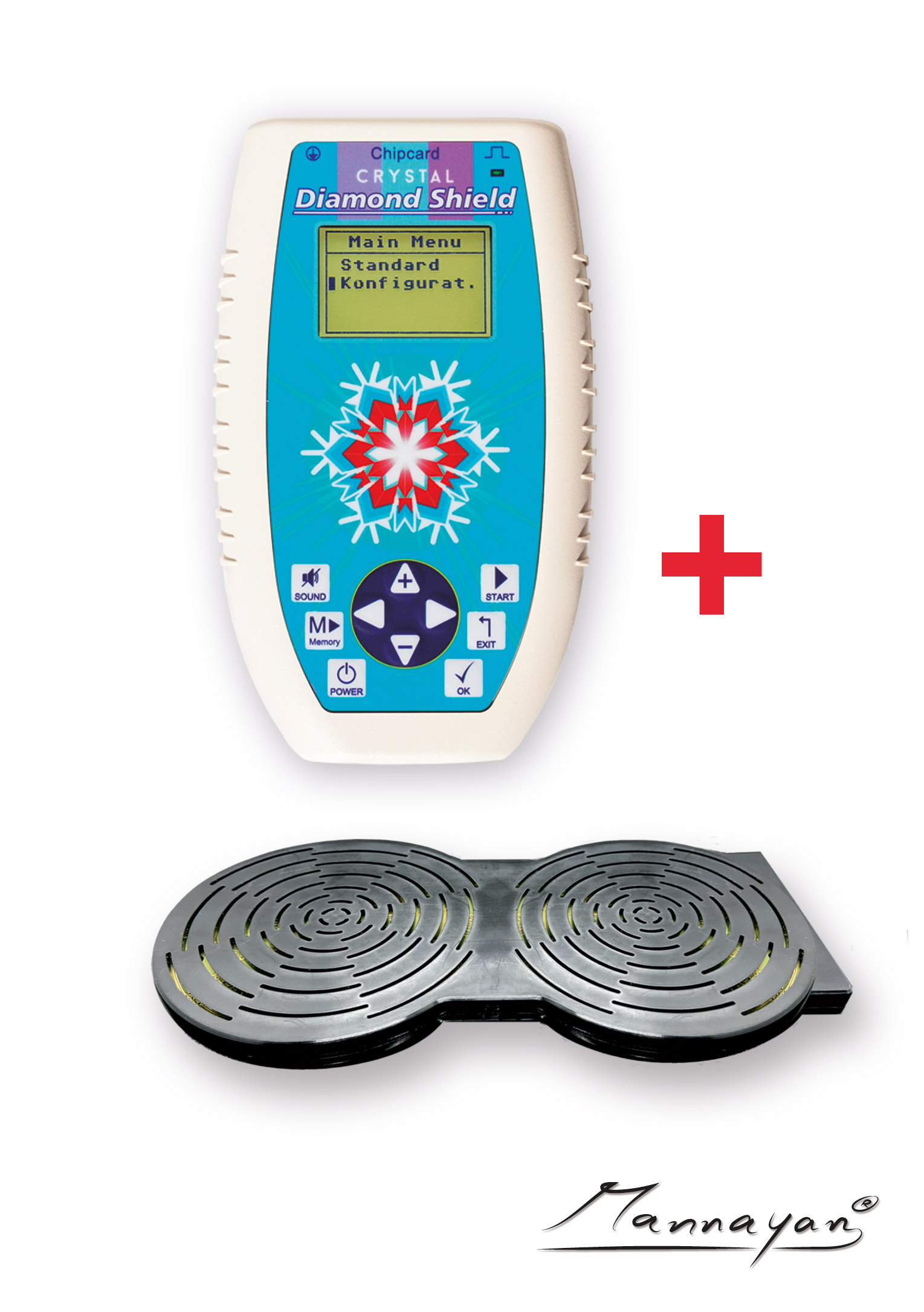 钻石盾水晶生物频率仪包含分形增强器 钻石盾水晶生物频率仪包含分形增强器