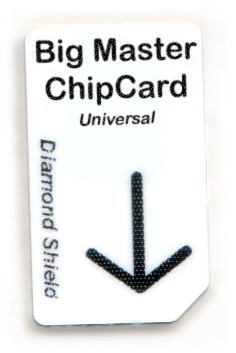 Big Master Chipcard Universal für Diamond Shield Zapper