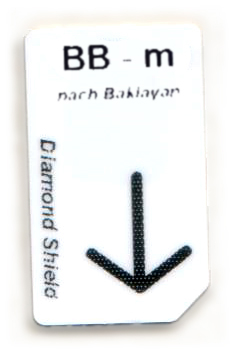 BB(高血压)-m芯片卡 BB - m Chipcard nach Baklayan für Diamond Shield Zapper