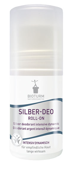 Bioturm Naturkosmetik Silber-Deo Roll-On Intensiv dynamisch