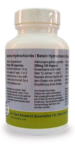 Betain nach Dr Hulda Clark Betain nach Dr Hulda Clark