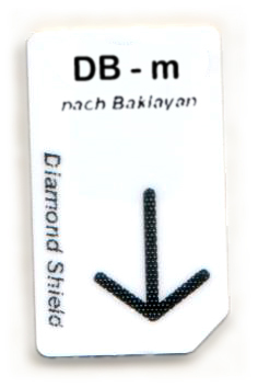 DB(糖尿病)-m芯片卡 DB - m Chipcard nach Baklayan für Diamond Shield Zapper
