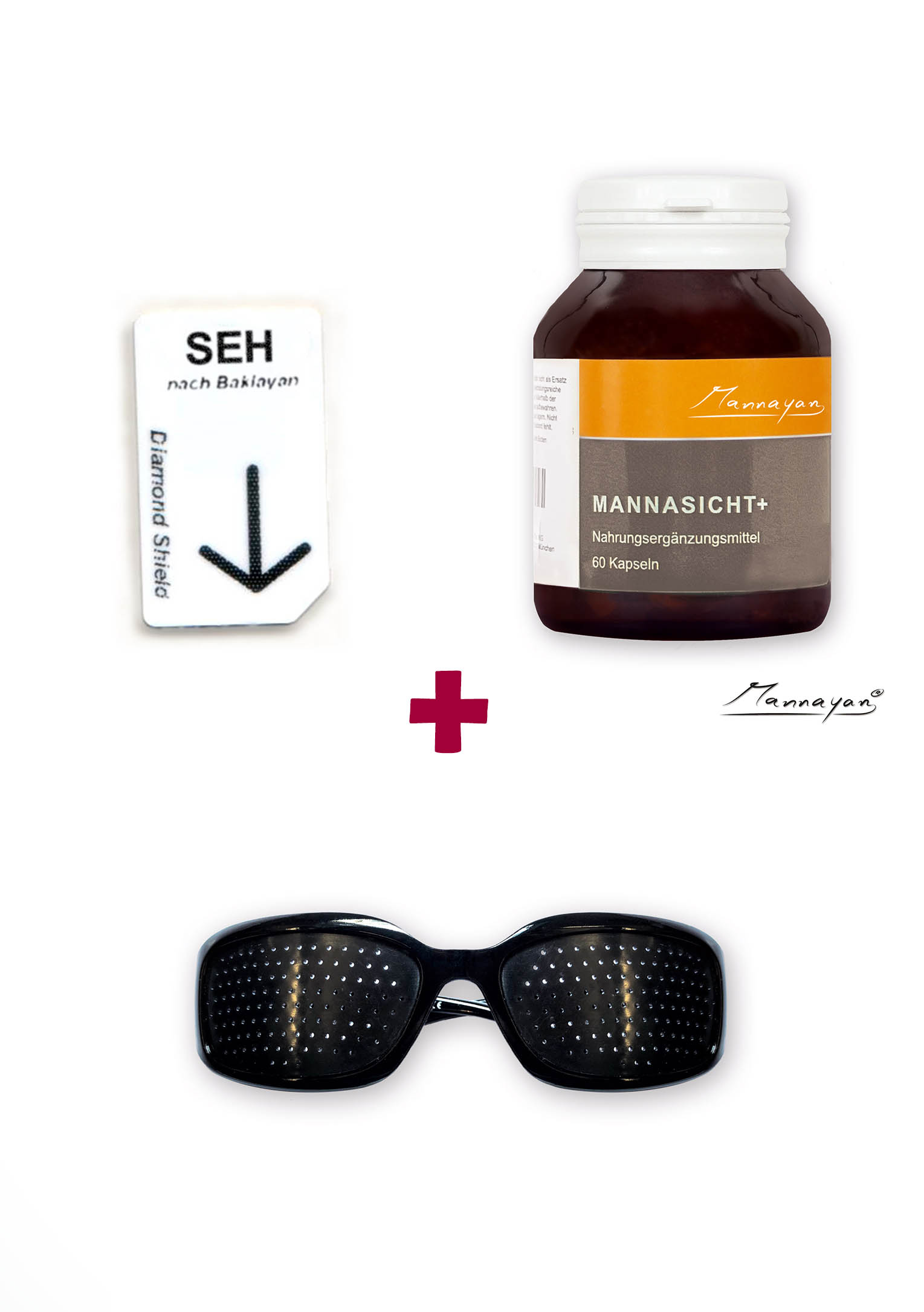 Bundle Chipcard SEH + Mannayan Mannasicht+ + Lochrasterbrille