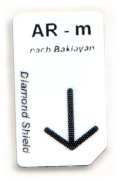 AR - m  Chipcard nach Baklayan für Diamond Shield