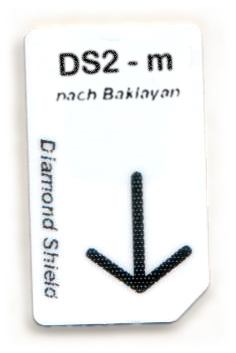 DS2(钻石盾2)-m芯片卡 DS2 - m Chipcard nach Baklayam für Diamond Shield Zapper